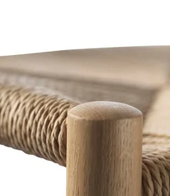FDB Møbler J80 chair, oiled oak - paper cord