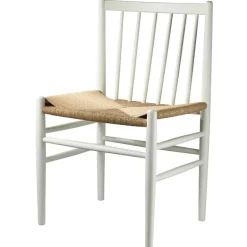 FDB Møbler J80 chair, white - paper cord
