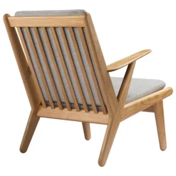 FDB Møbler J53 easy chair, oak - Cosmo 30 light grey