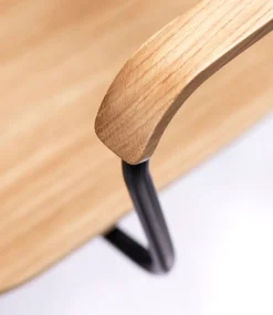 FDB Møbler J183 Holmen chair with armrests, oak veneer