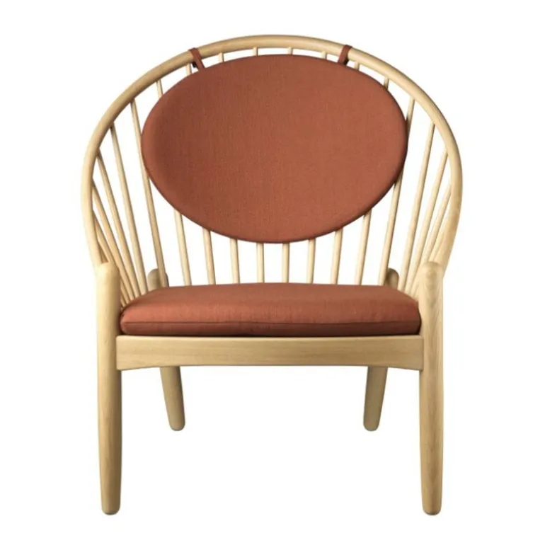 FDB Møbler J166 Jørna armchair, oak - burnt orange