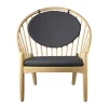 FDB Møbler J166 Jørna armchair, oak - dark grey