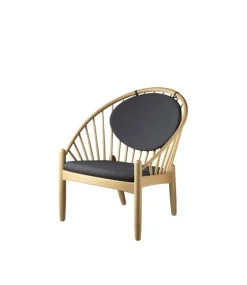 FDB Møbler J166 Jørna armchair, oak - dark grey
