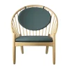FDB Møbler J166 Jørna armchair, oak - dark green