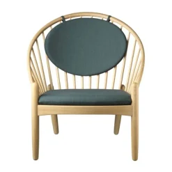 FDB Møbler J166 Jørna armchair, oak - dark green