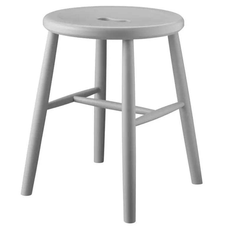 FDB Møbler J27 stool, grey beech