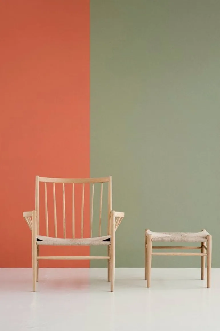 FDB Møbler J83 stool, lacquered oak