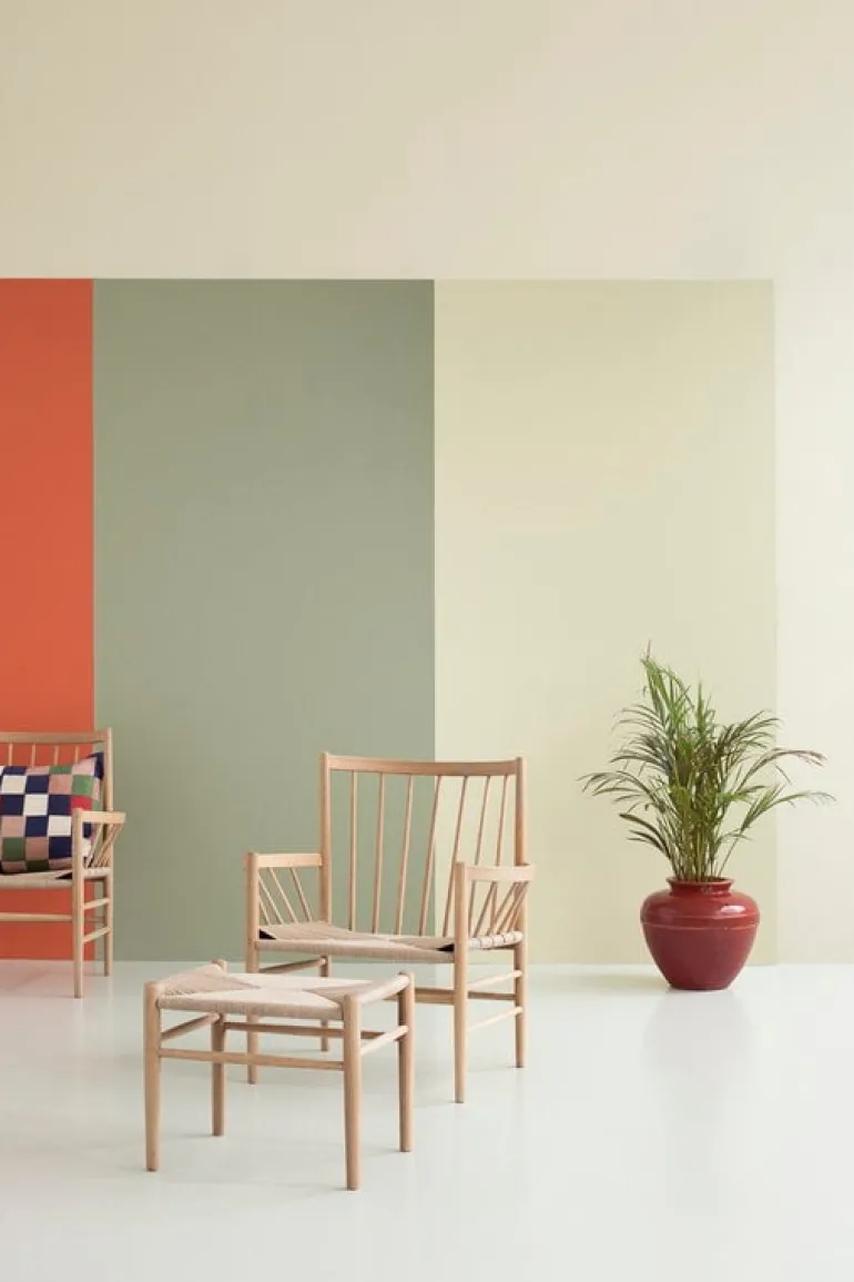 FDB Møbler J83 stool, lacquered oak