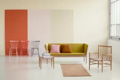 FDB Møbler J83 stool, lacquered oak