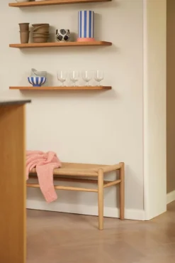 FDB Møbler J83B bench, lacquered oak