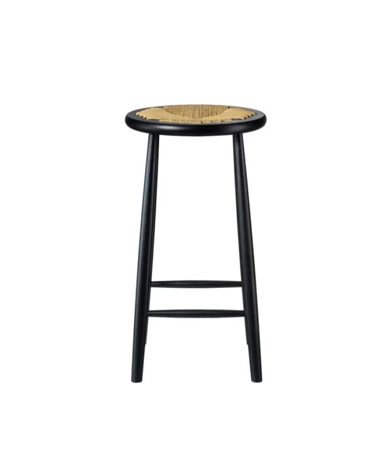 FDB Møbler J165C counter stool, 65 cm, black oak