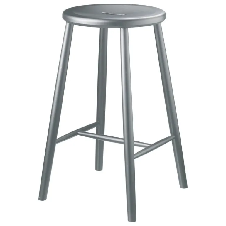 FDB Møbler J27C counter stool, 65 cm, grey beech