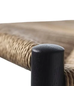 FDB Møbler J164C counter stool, 67 cm, black oak