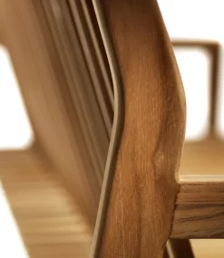 FDB Møbler M12 Sammen 2-seater bench with backrest