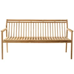 FDB Møbler M11 Sammen 3-seater bench with backrest