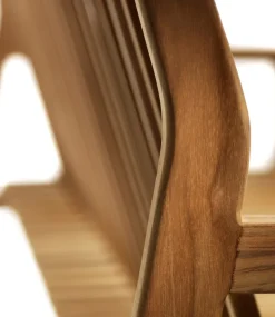 FDB Møbler M11 Sammen 3-seater bench with backrest