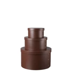 FDB Møbler X3 Drejo shaker box, 22 cm, chocolate brown