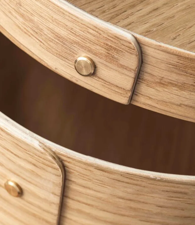 FDB Møbler X3 Drejo shaker box, 31 cm, oak veneer