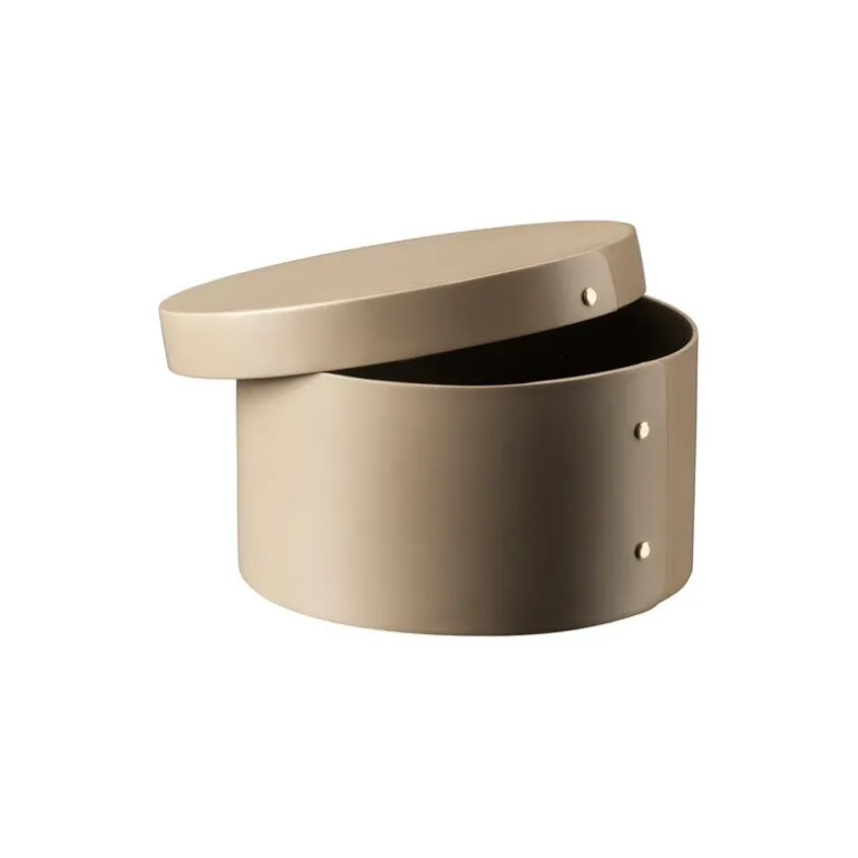 FDB Møbler X3 Drejo shaker box, 22 cm, grey beige