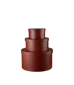 FDB Møbler X3 Drejo shaker box, 22 cm, oxide red