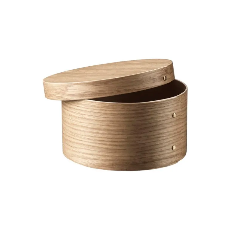 FDB Møbler X3 Drejo shaker box, 22 cm, oak veneer
