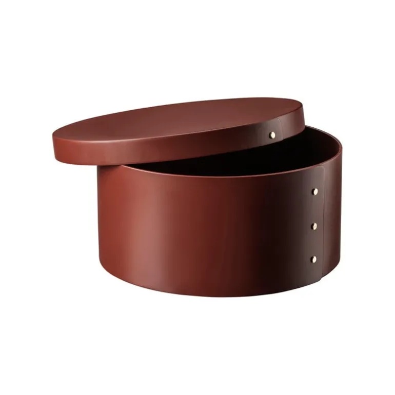 FDB Møbler X3 Drejo shaker box, 31 cm, oxide red