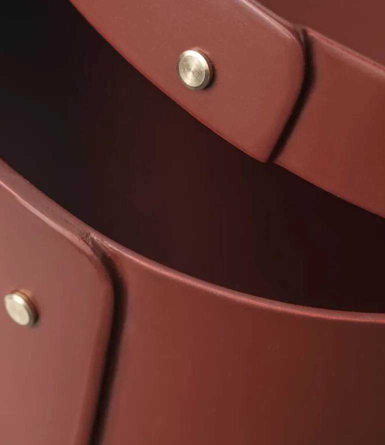 FDB Møbler X3 Drejo shaker box, 31 cm, oxide red