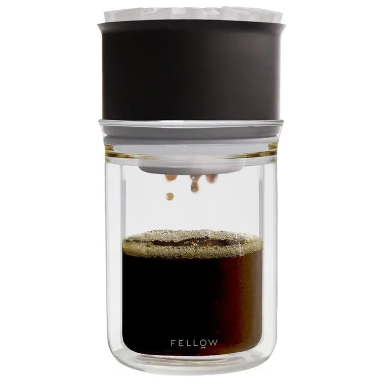 Fellow Stagg X pour-over coffee set with tasting glass