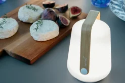 Fermob Balad lamp 12 cm, set of 3, bamboo