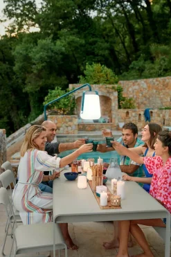 Fermob Bellevie chair, acapulco blue