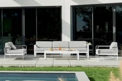 Fermob Bellevie low table, storm grey