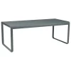 Fermob Bellevie table, 196 x 90 cm, storm grey