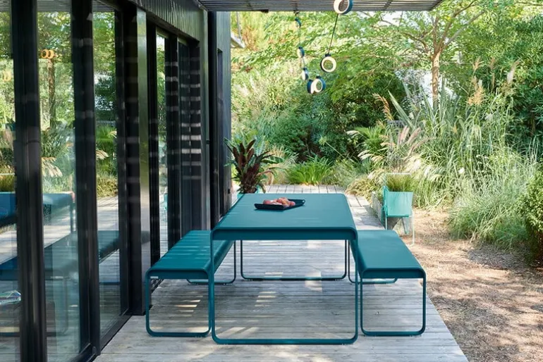 Fermob Bellevie table, 196 x 90 cm, storm grey