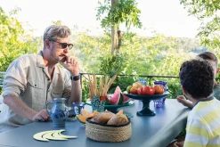 Fermob Bellevie table, 196 x 90 cm, storm grey