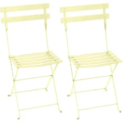 Fermob Bistro Metal chair, 2 pcs, frosted lemon