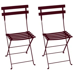 Fermob Bistro Metal chair, 2 pcs, black cherry
