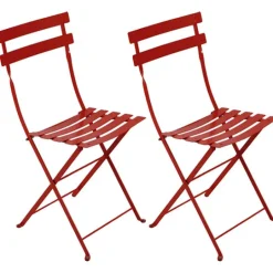 Fermob Bistro Metal chair, 2 pcs, chili