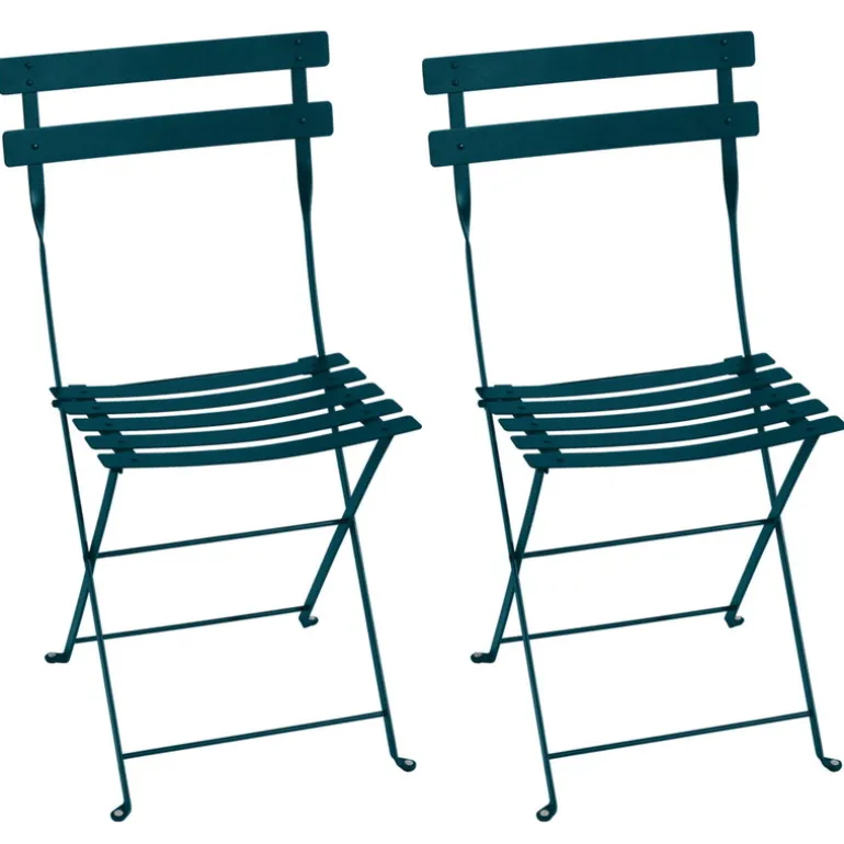 Fermob Bistro Metal chair, 2 pcs, acapulco blue