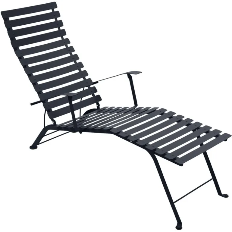 Fermob Bistro Metal chaise longue, anthracite