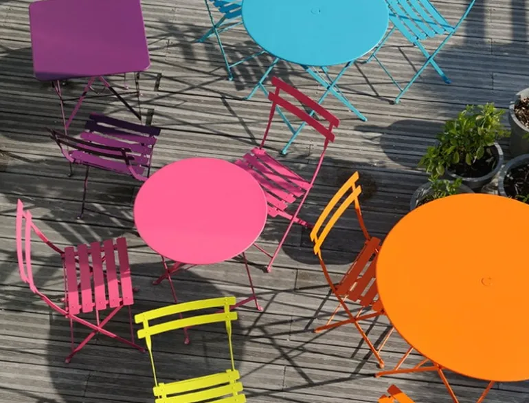 Fermob Bistro table, 96 cm, cedar green