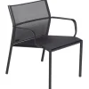 Fermob Cadiz low armchair, anthracite