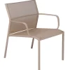 Fermob Cadiz low armchair, nutmeg
