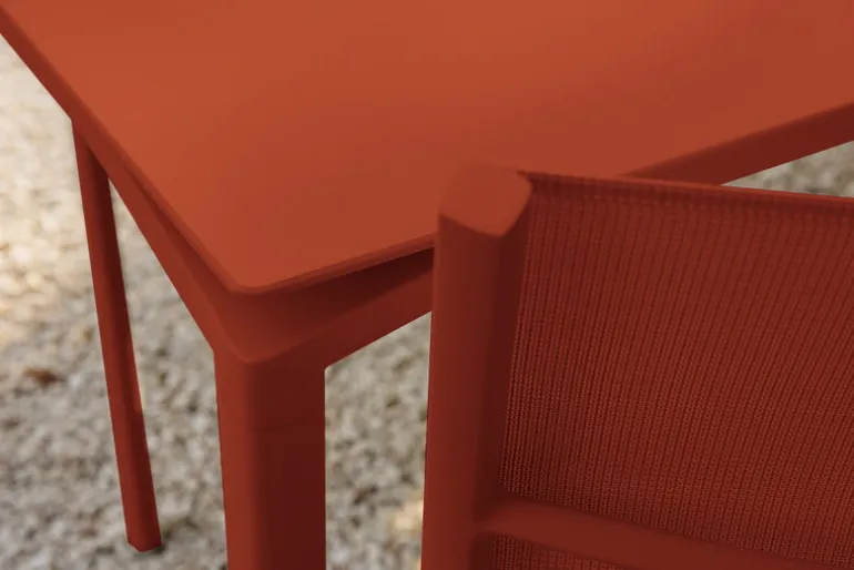 Fermob Calvi table 195 x 95 cm, red ochre