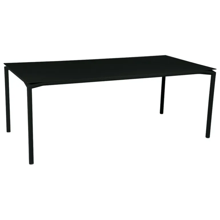 Fermob Calvi table 195 x 95 cm, liquorice
