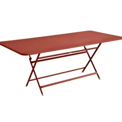 Fermob Caractere table, 90 x 190 cm, red ochre