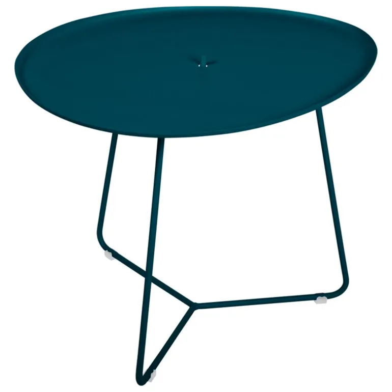 Fermob Cocotte low table, acapulco blue