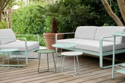 Fermob Cocotte low table, acapulco blue