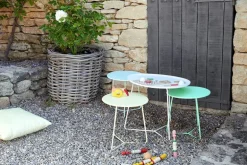 Fermob Cocotte low table, liquorice