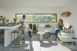 Fermob Cocotte stool, liquorice