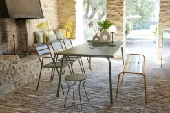 Fermob Cocotte stool, liquorice